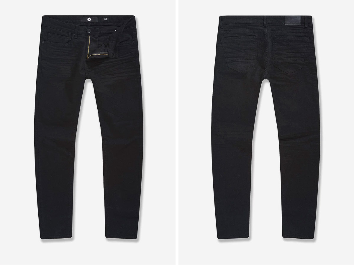 PURE TRIBECA TWILL PANTS (BLACK)
