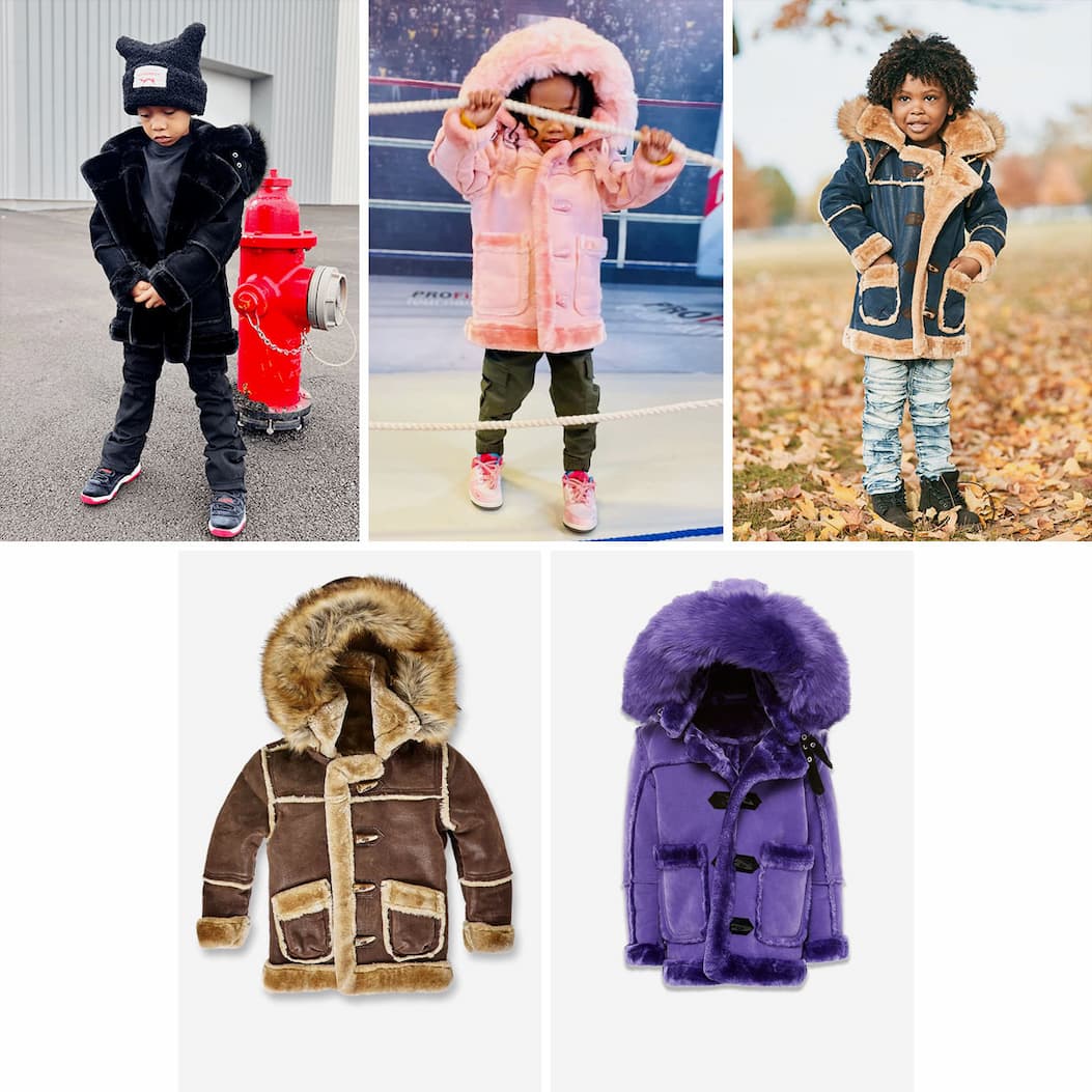 Kids Denali Shearling Jacket