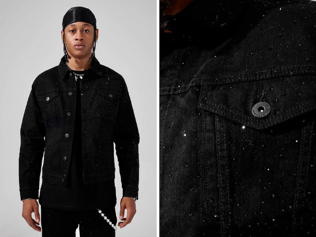 MAGIC CITY DENIM TRUCKER (JET BLACK)