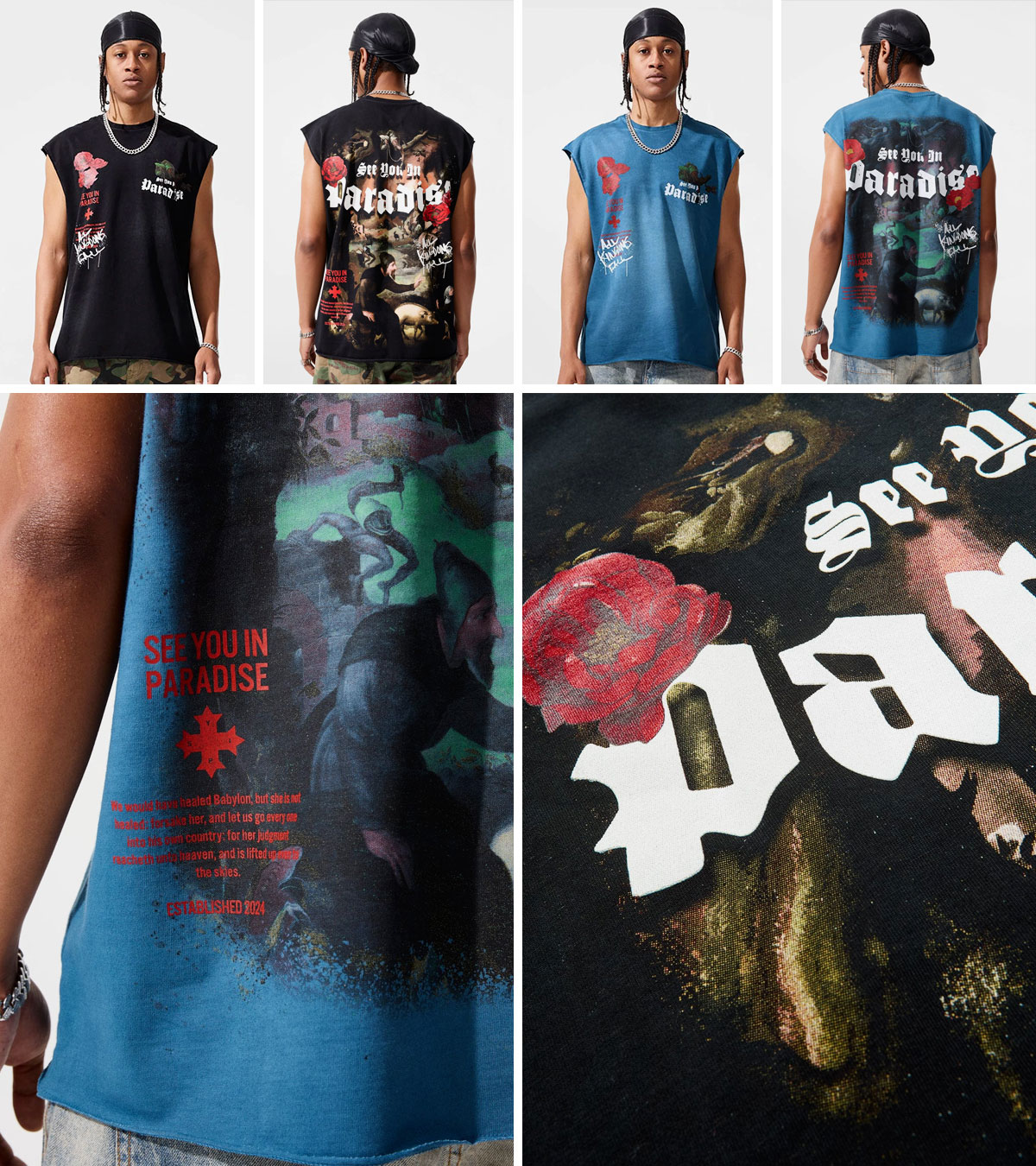 FALLEN KINGDOM CUT OFF T-SHIRT