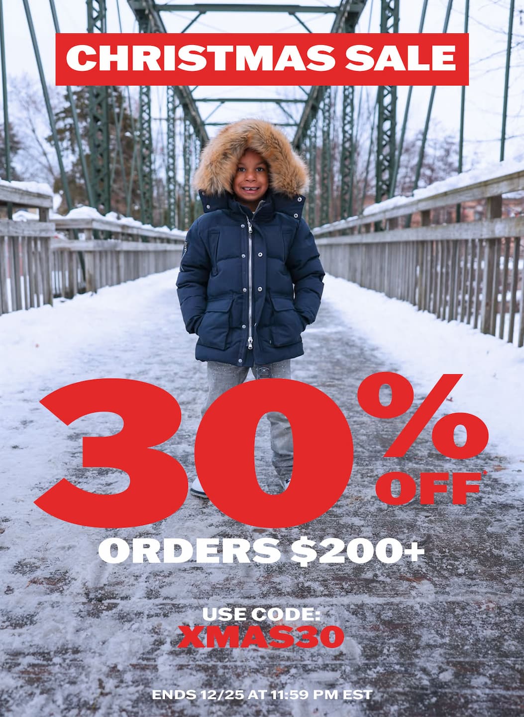 Christmas Sale: 30% off orders $200+ with code XMAS30