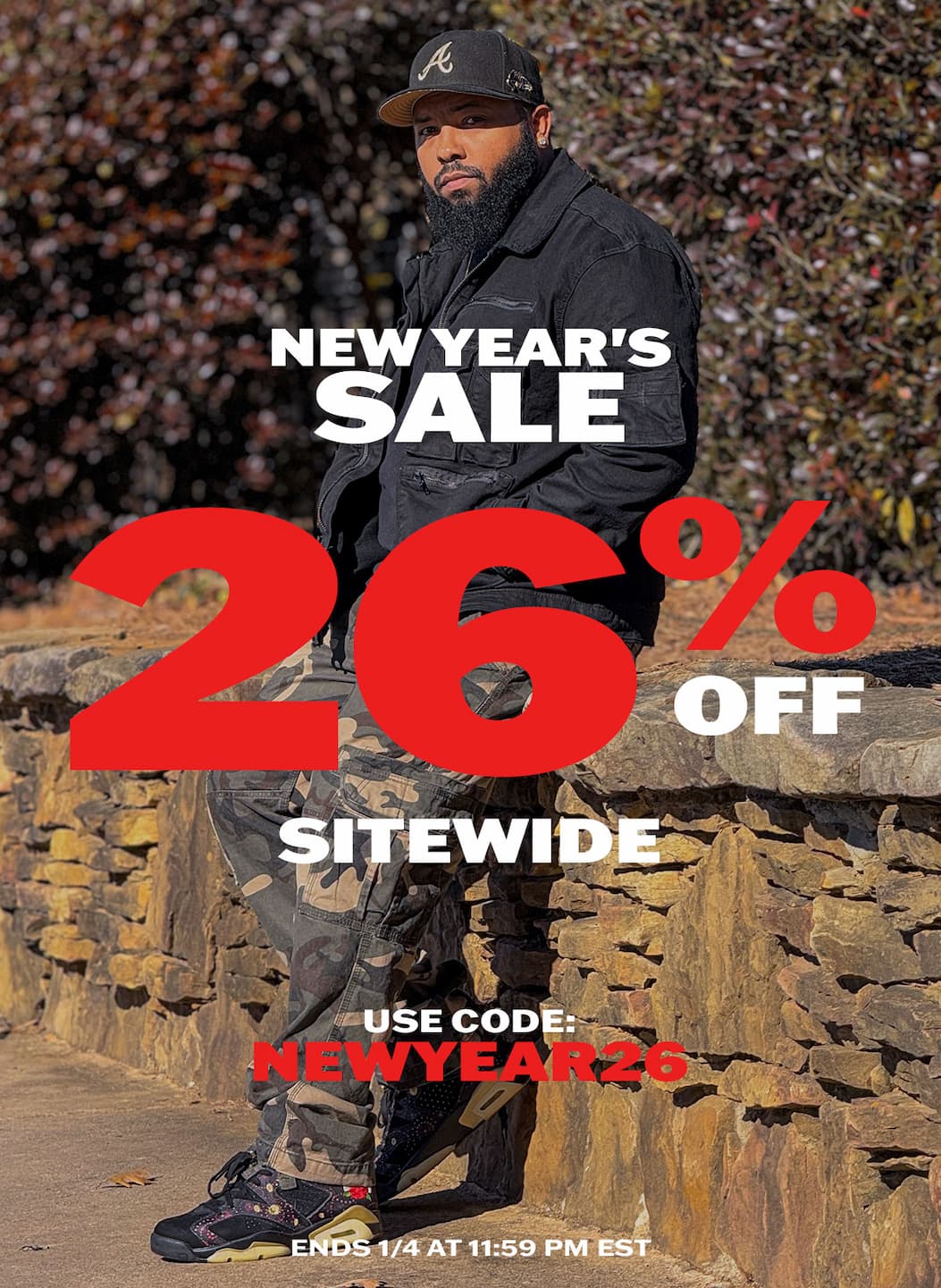 New Year's Sale: 26% off sitewide with code NEWYEAR26