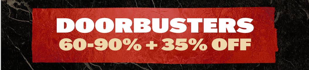 Doorbusters 60-90% off
