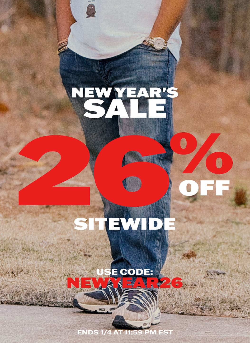 New Year's Sale: 26% off sitewide with code NEWYEAR26