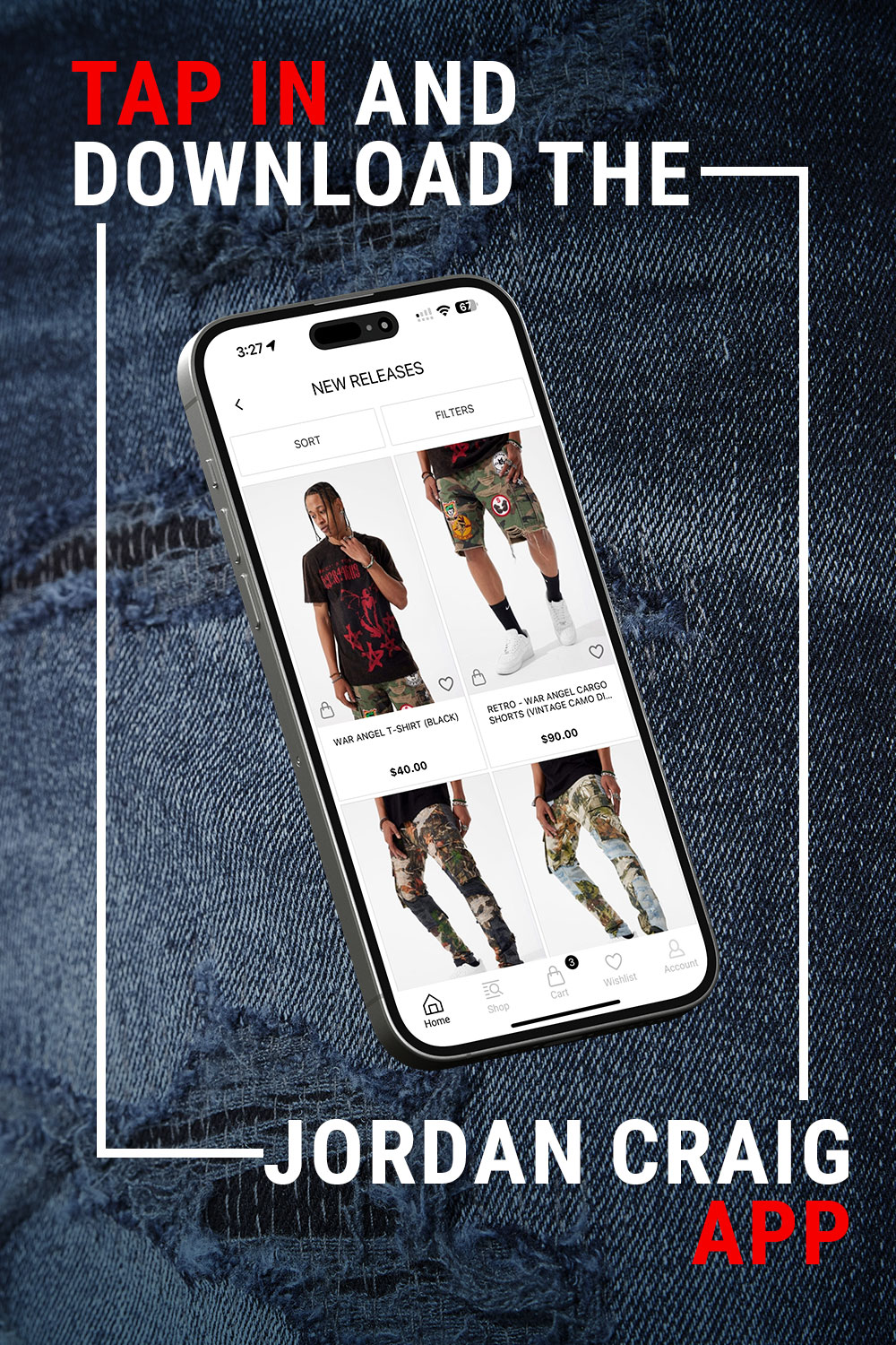 Tap in and download the Jordan Craig app