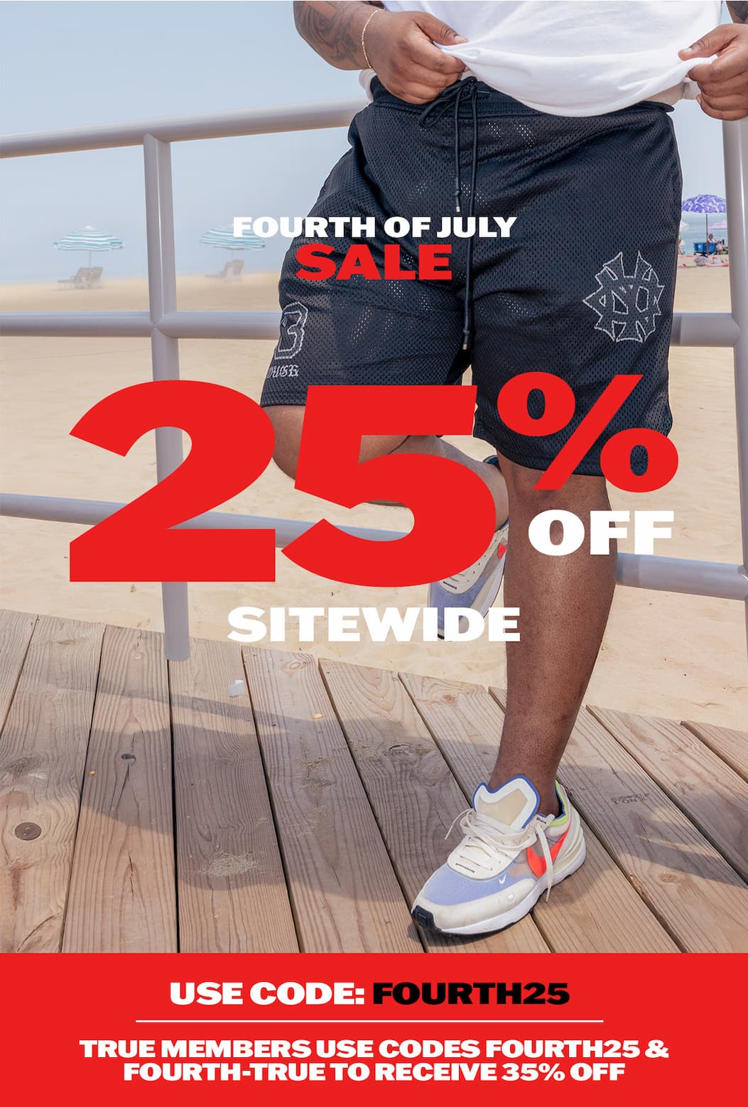 Fourth of July Sale: 25% off sitewide with code FOURTH25