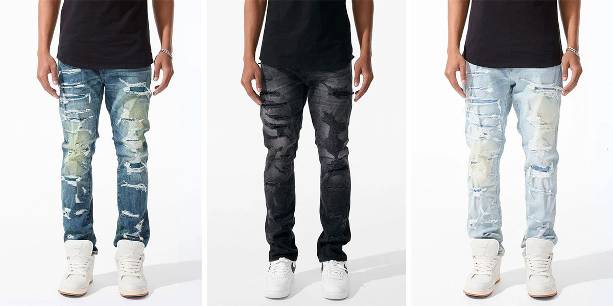 COLLINS (STRAIGHT FIT) - BLACK WIDOW DENIM