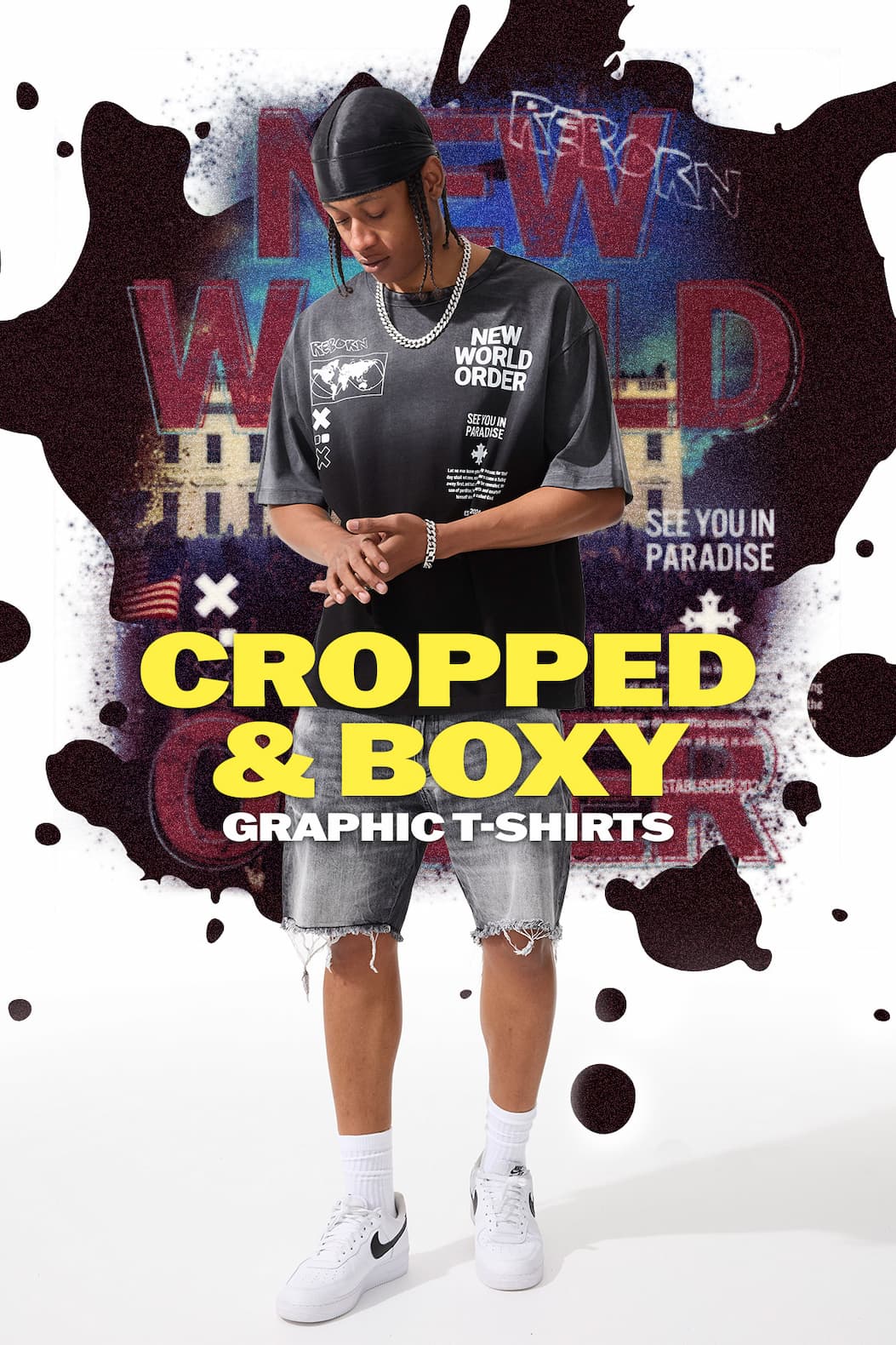 Cropped and Boxy T-Shorts