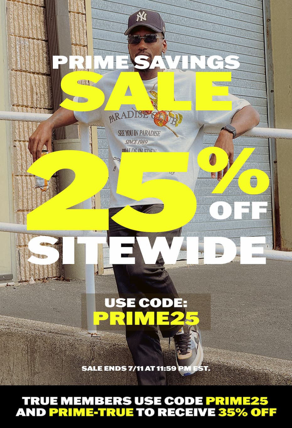Prime Savings Sale: 25% off sitewide with code PRIME25