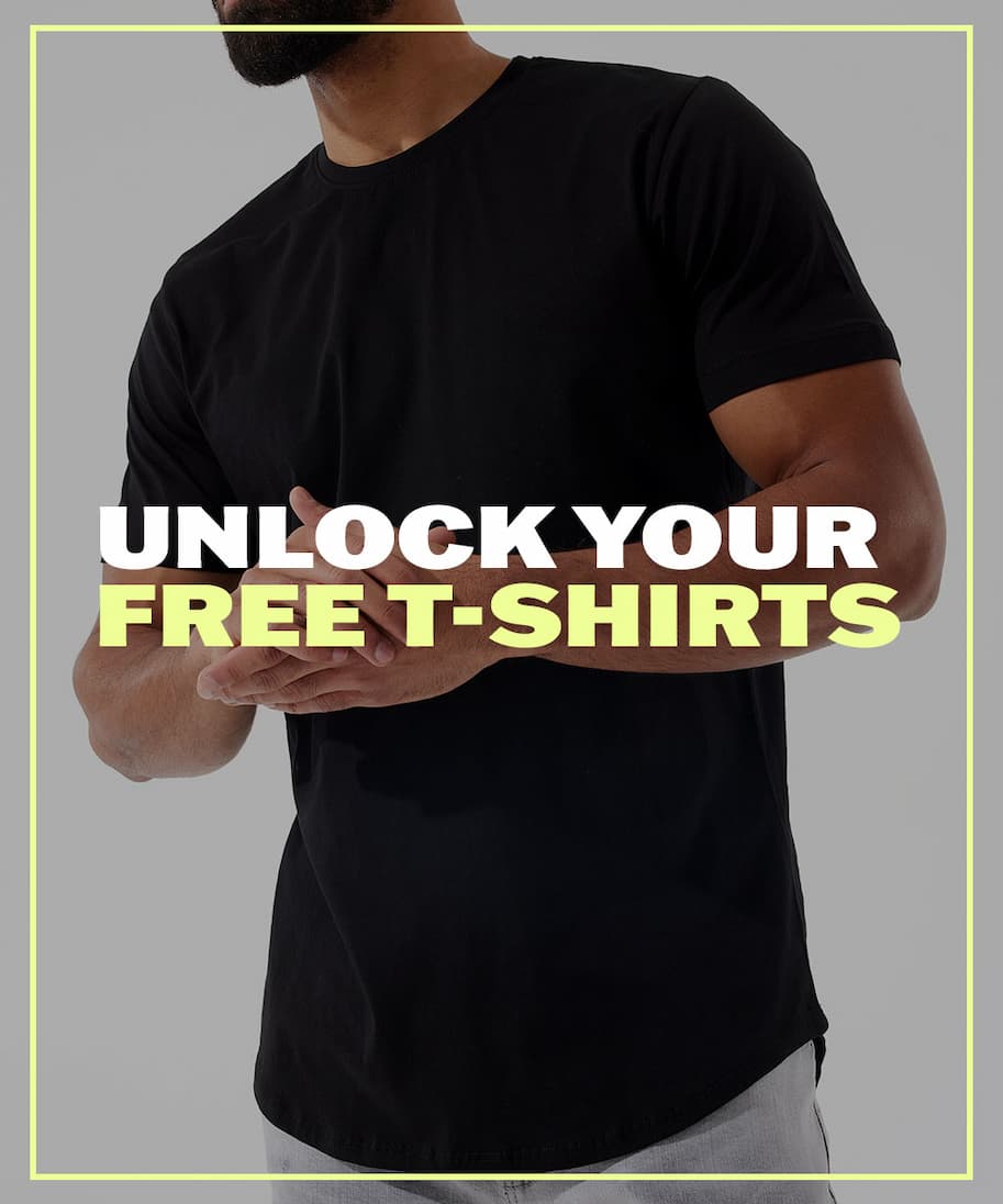 Unlock your free t-shirts