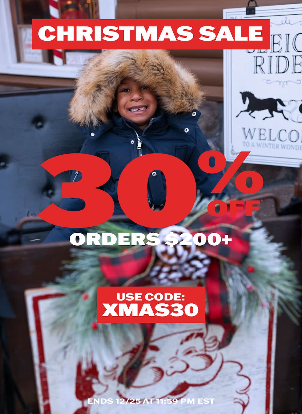 Christmas Sale: 30% off orders $200+ with code XMAS30