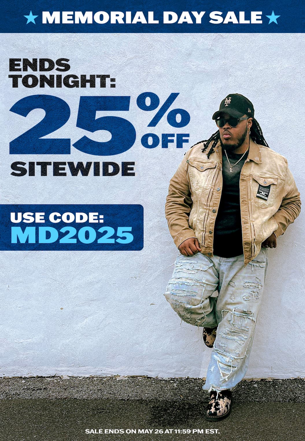 Ends tonight: 25% off sitewide | use code: MD2025