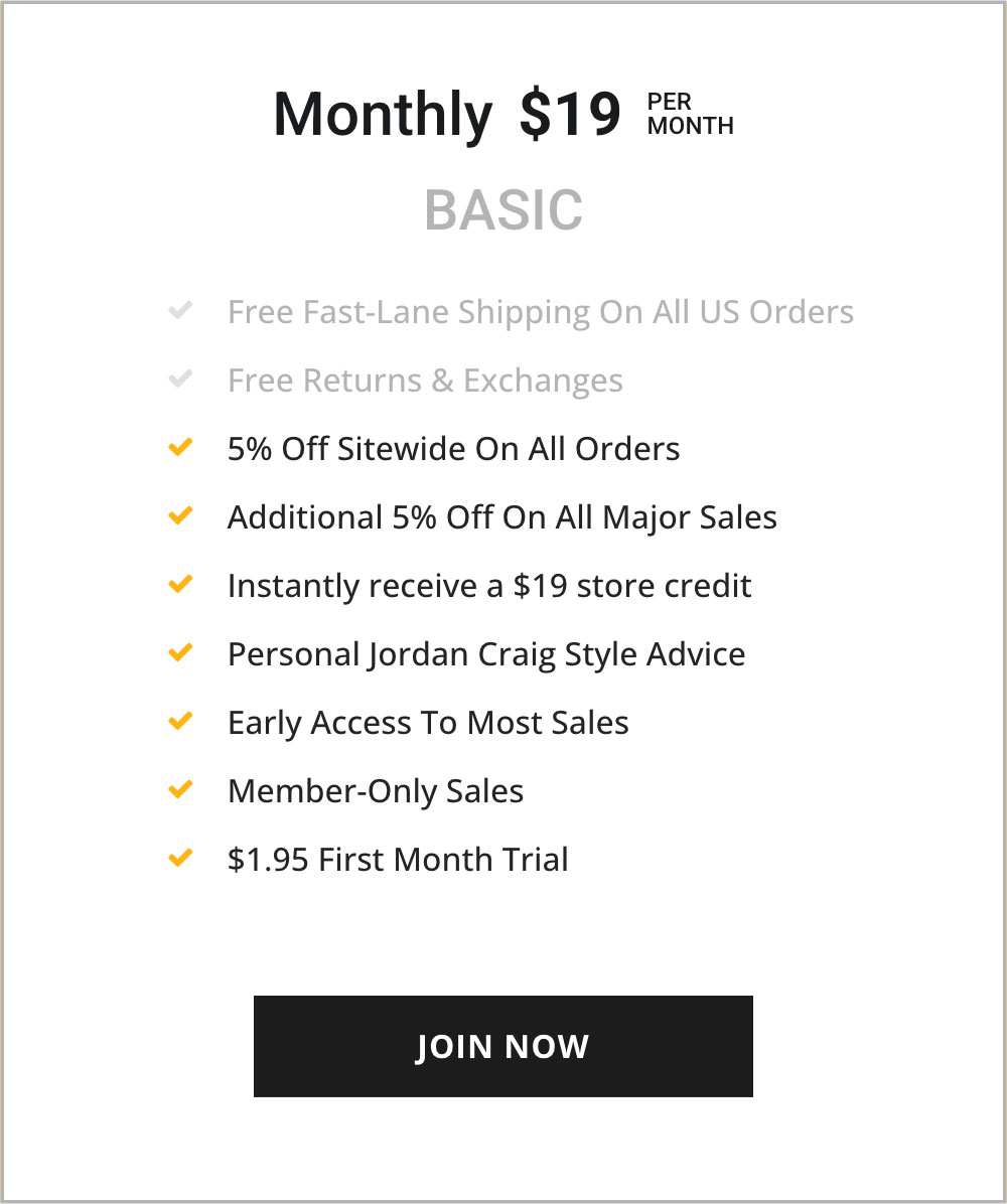 Monthly - $19 per month