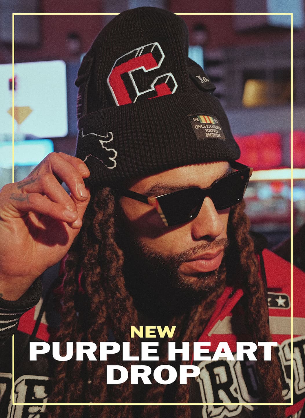New Purple Heart Drop