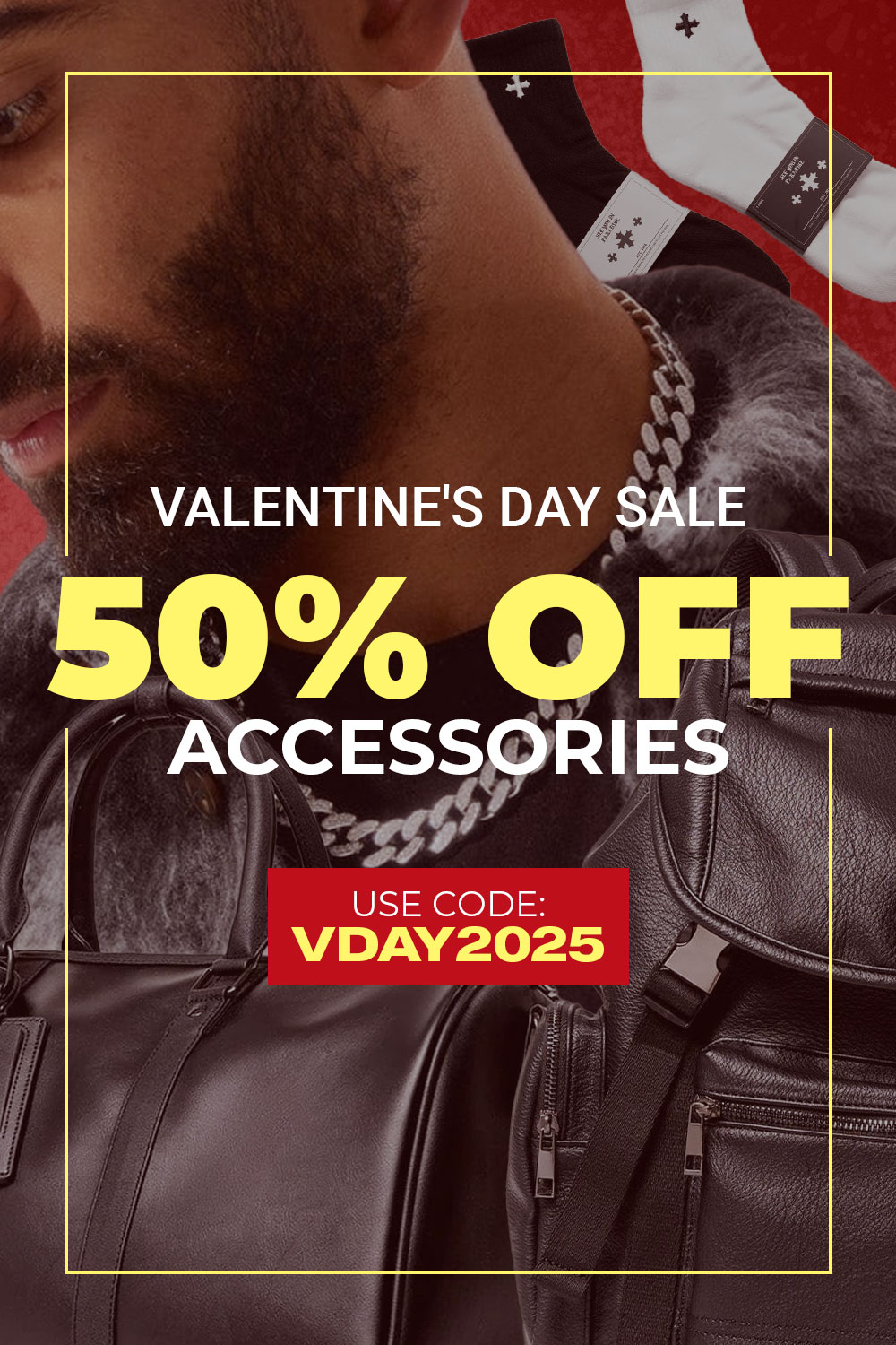 Valentine's Day Sale: 50% off accessories. Use code VDAY2025