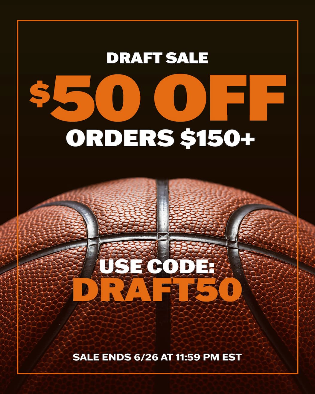 Draft Sale: $50 OFF orders $150+ with code DRAFT50. Sale ends 6/26 at 11:59 PM EST.
