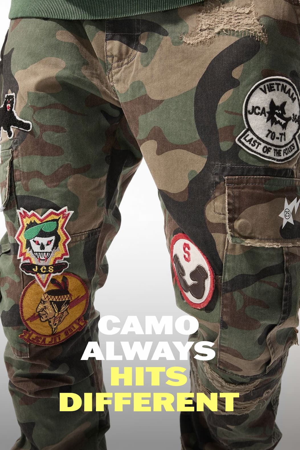 Camo always hits different