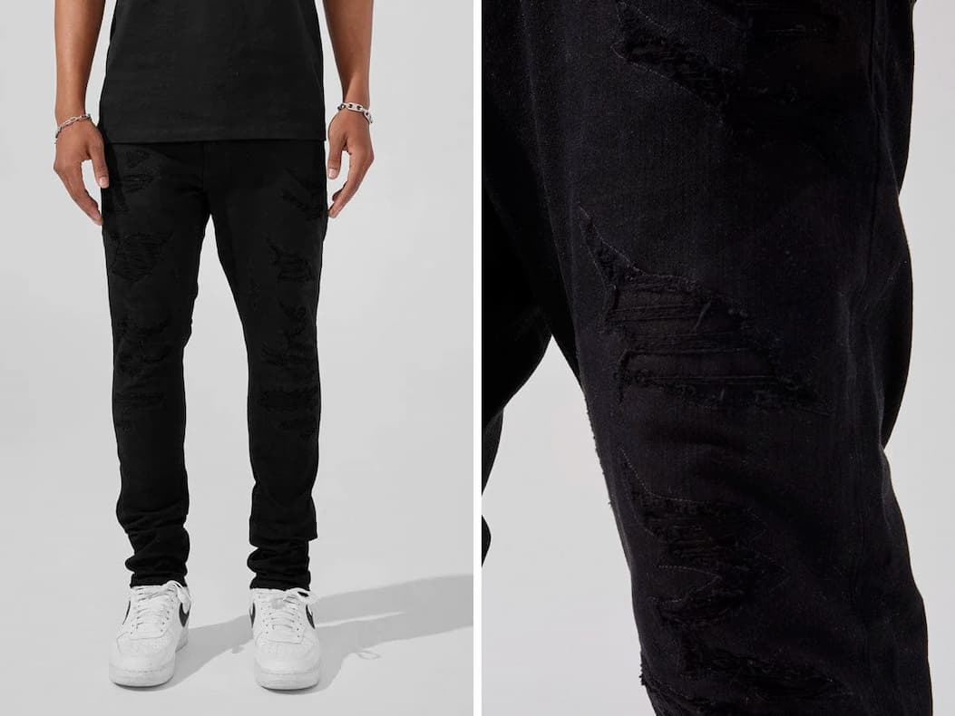 ALKALINE DENIM (JET BLACK)
