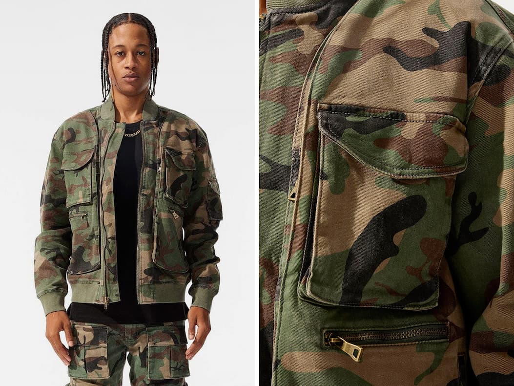 CAMO MERCENARY BOMBER JACKET (VINTAGE CAMO)