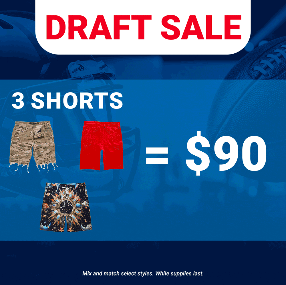 Draft Sale - 2 shorts for $90