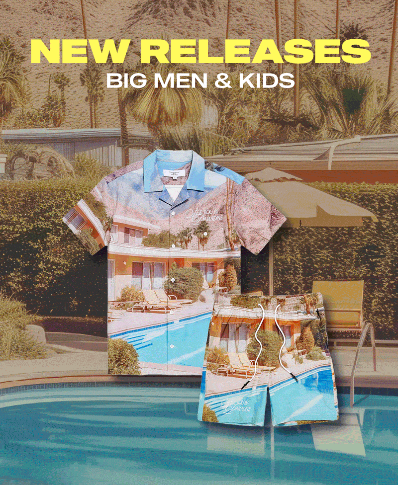 New Releases for Big Men and Kids