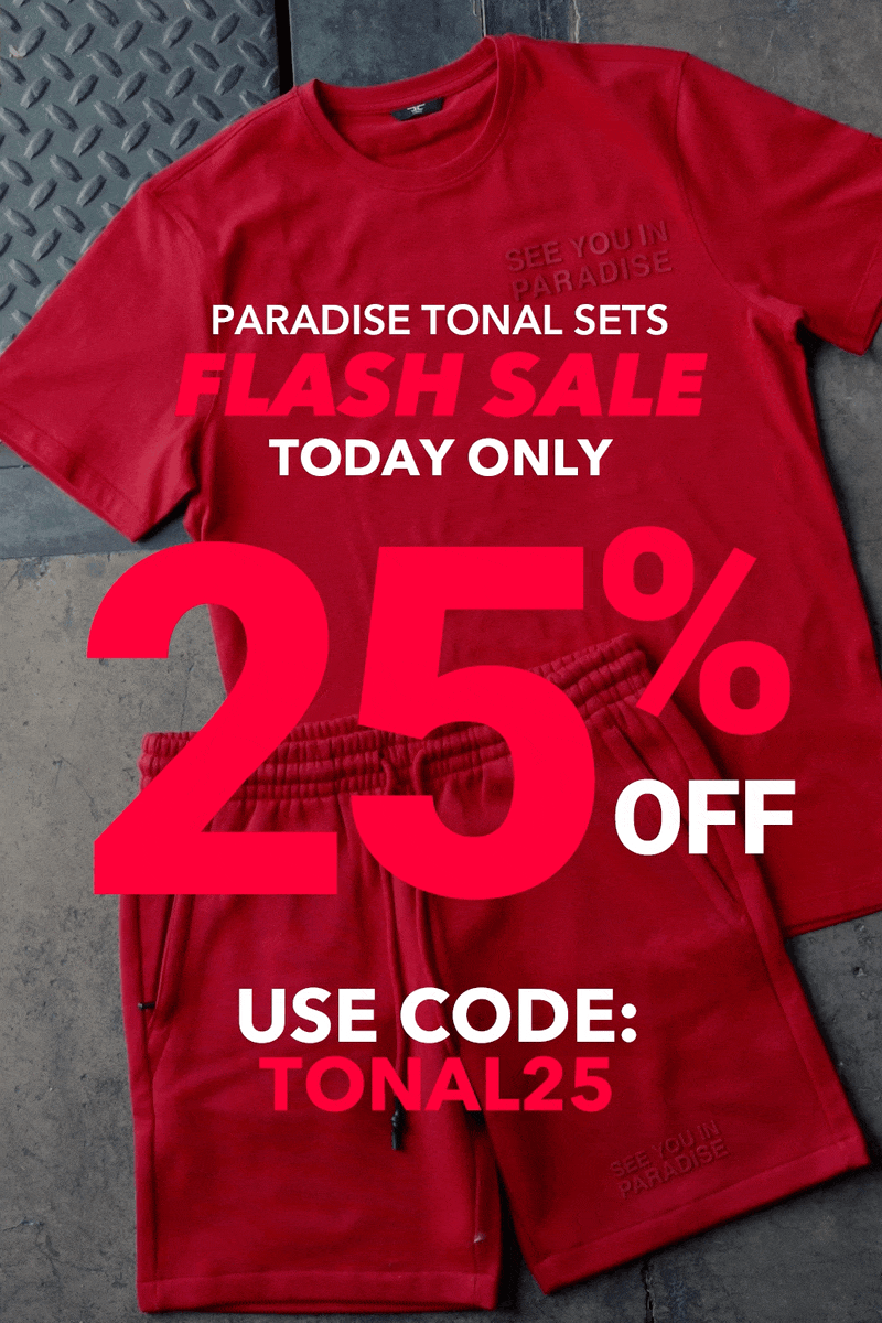 Today Only: 25% off Paradise Tonal Sets. Use code TONAL25.