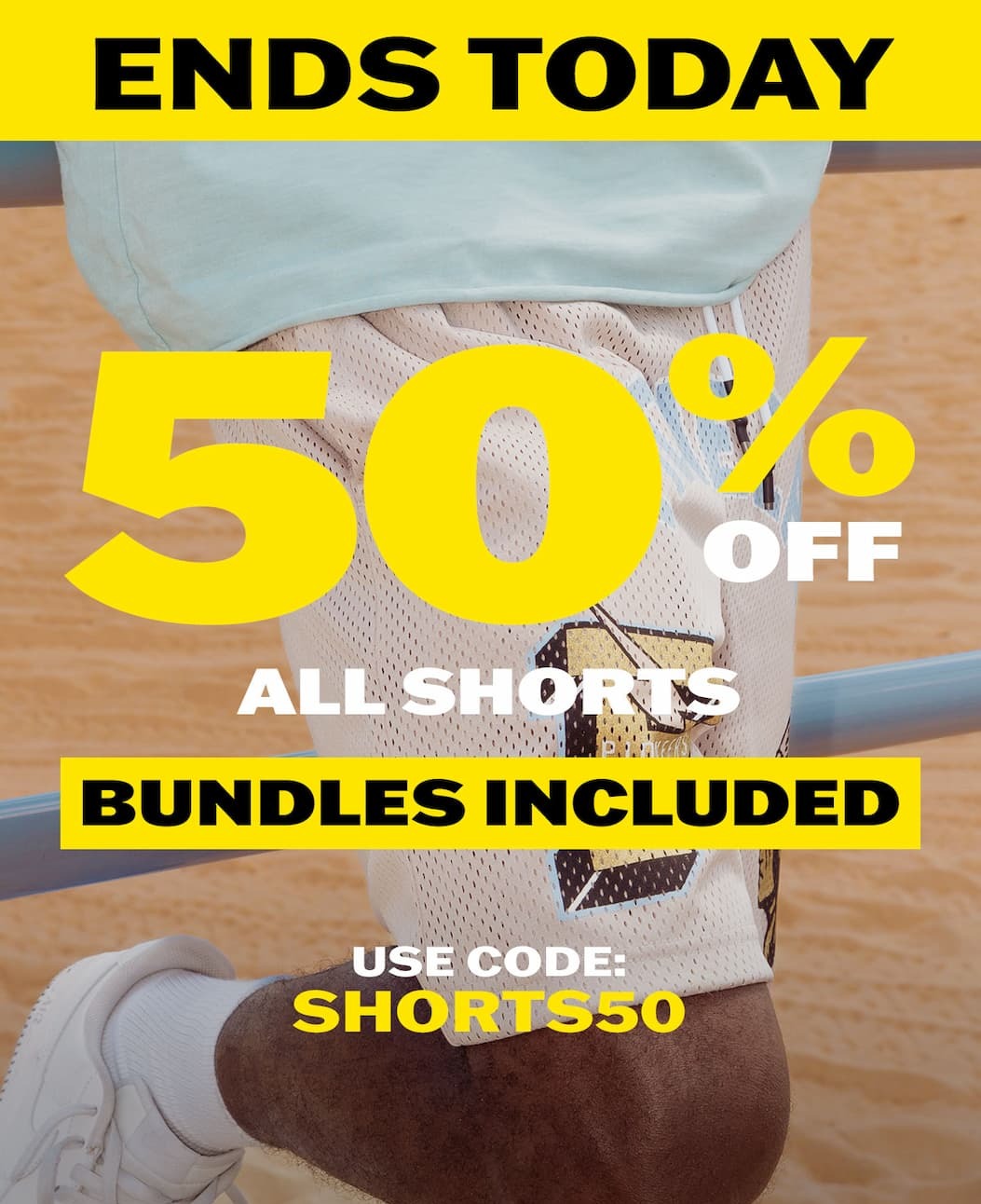 Ends Today: 50% off all shorts with code SHORTS50.