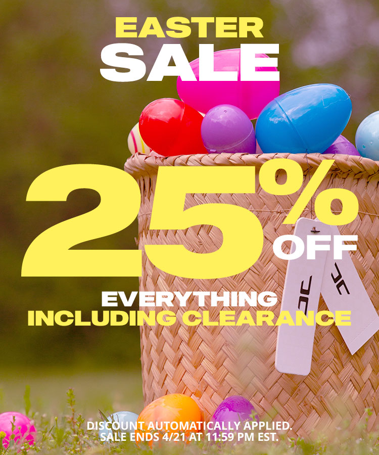 Easter Sale: 25% off your entire purchase. Discount applied automatically.