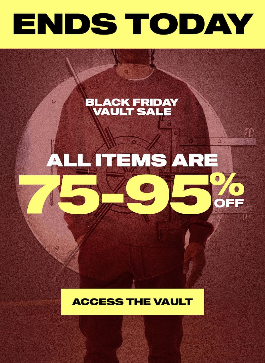 Black Friday Vault Sale ends today!