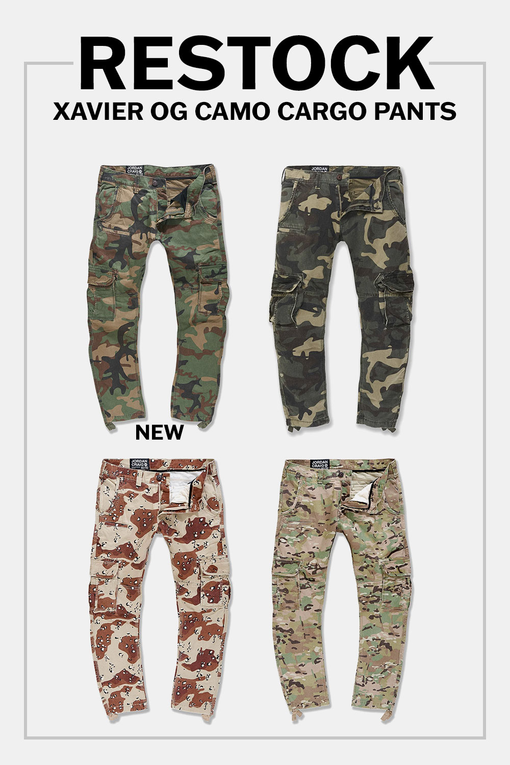 Restock - Xavier OG Camo Cargo Pants