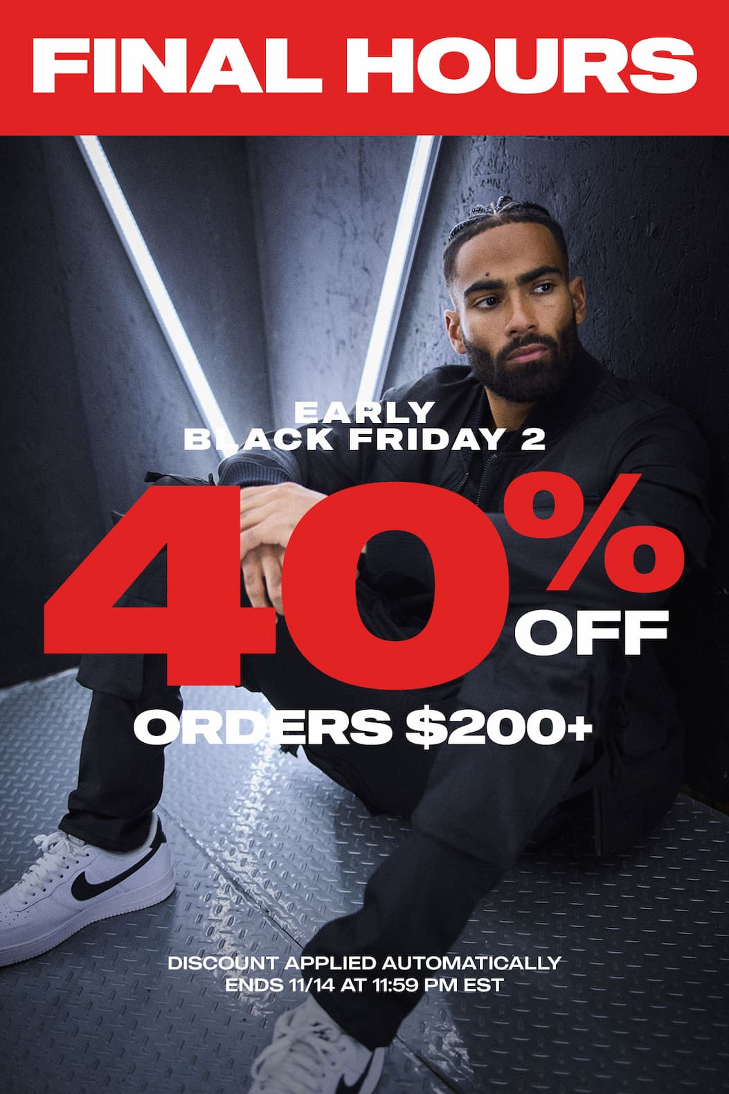 Early Black Friday: 40% off orders $200+