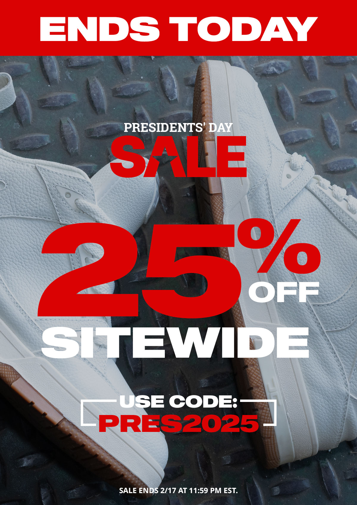 Save 25% off sitewide with code PRES2025