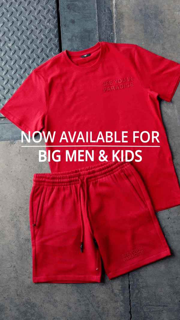 Now Available for Big Men & Kids