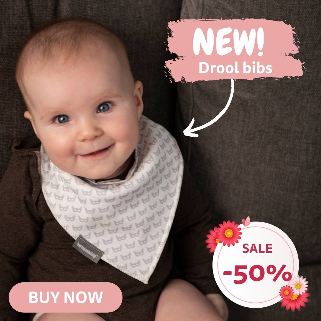 Herobility, take control of your baby's drool! 👶 Check out our new