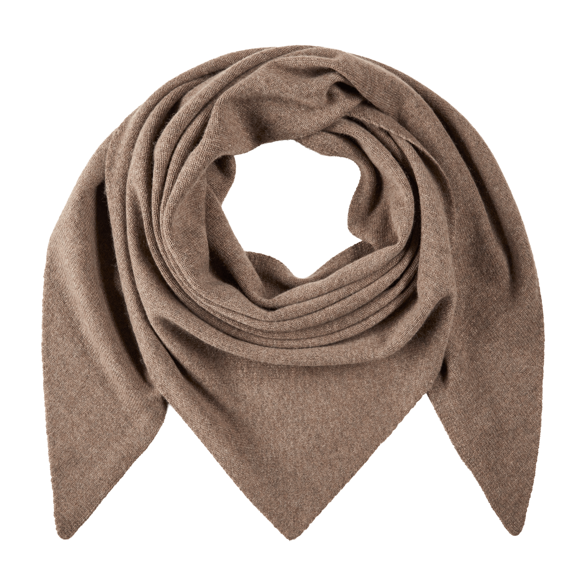 Dreieckstuch NICKI in Schoko