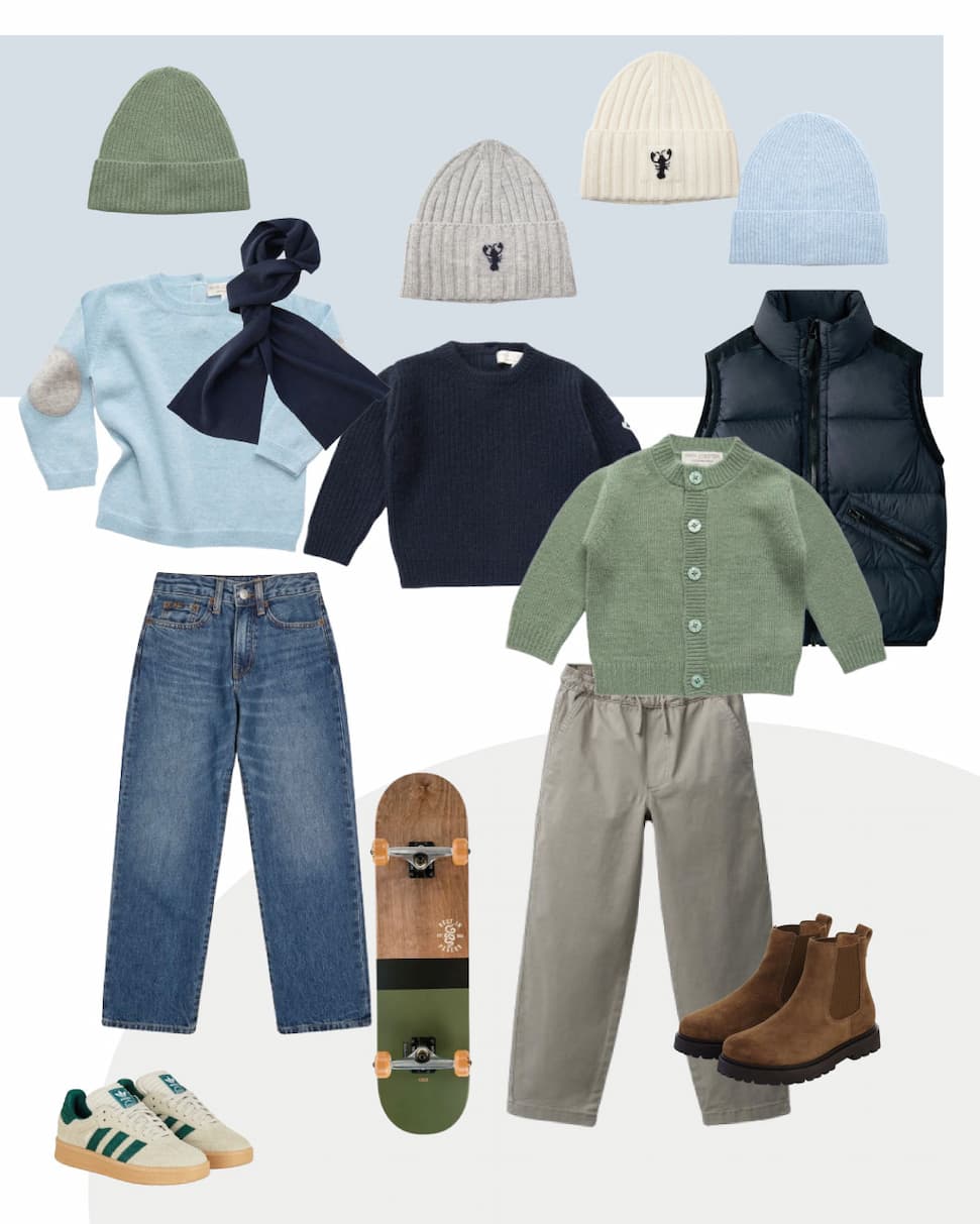Outfit Moodboard mit PAPA LOBSTER Styles für Jungen