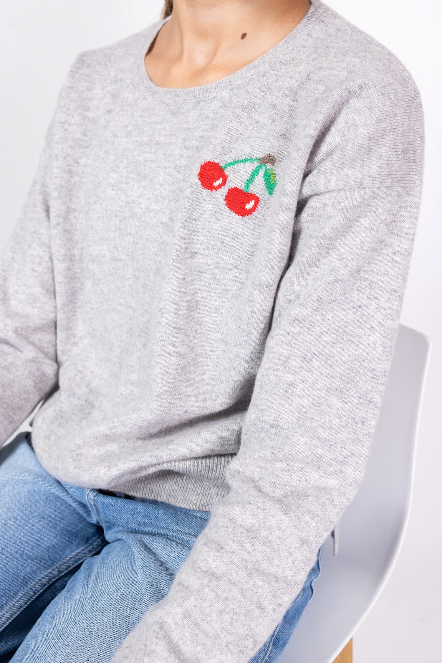 Ausschnitt Pullover CHERRY
