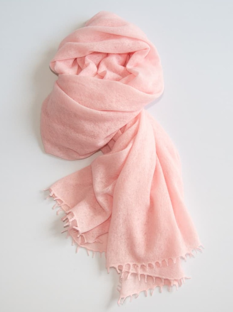 Kaschmirschal CAMILLE in Rosé