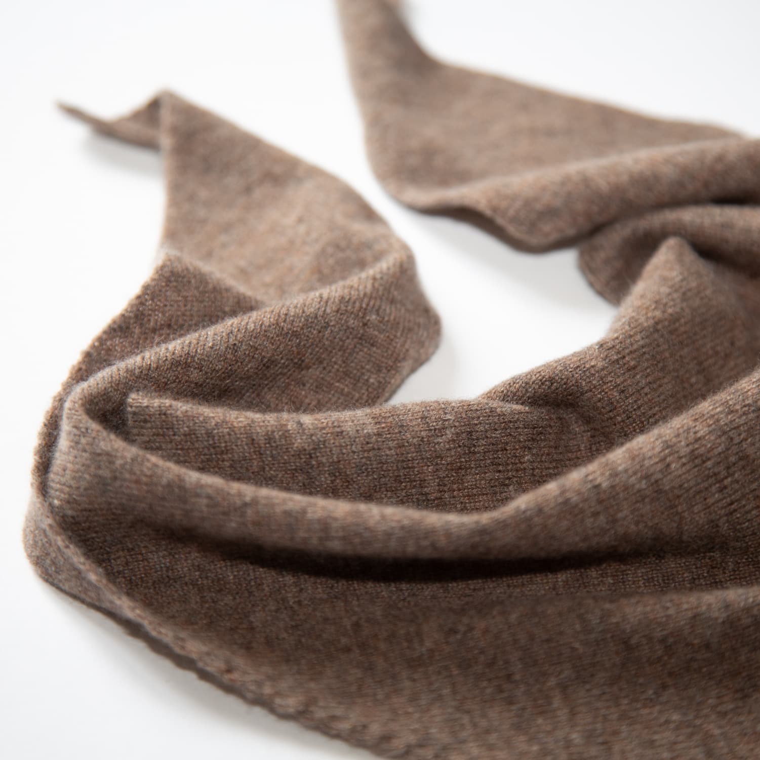 Ausschnitt Dreieckstuch KIM in Schoko