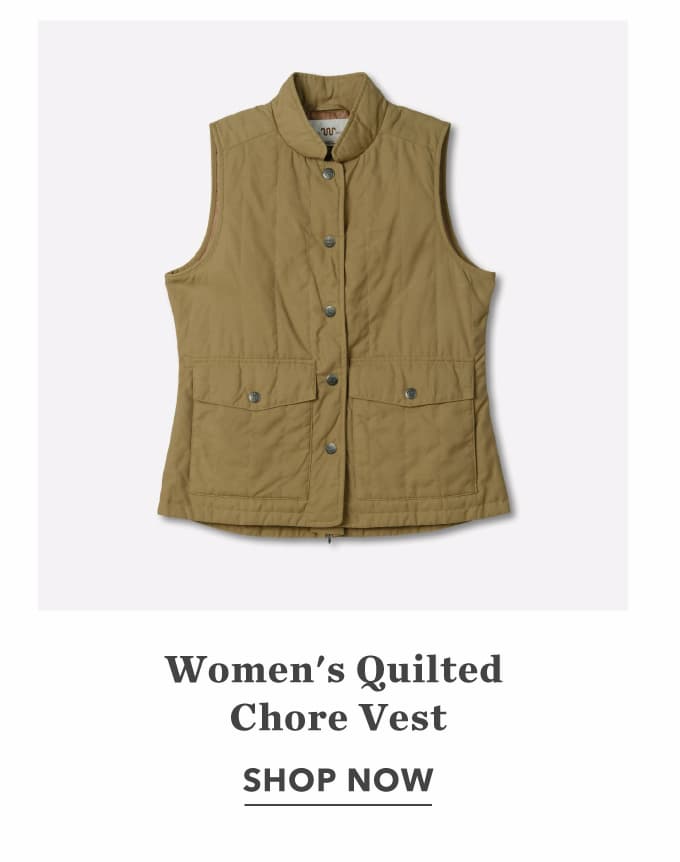 Women's Quilted Chore Vest