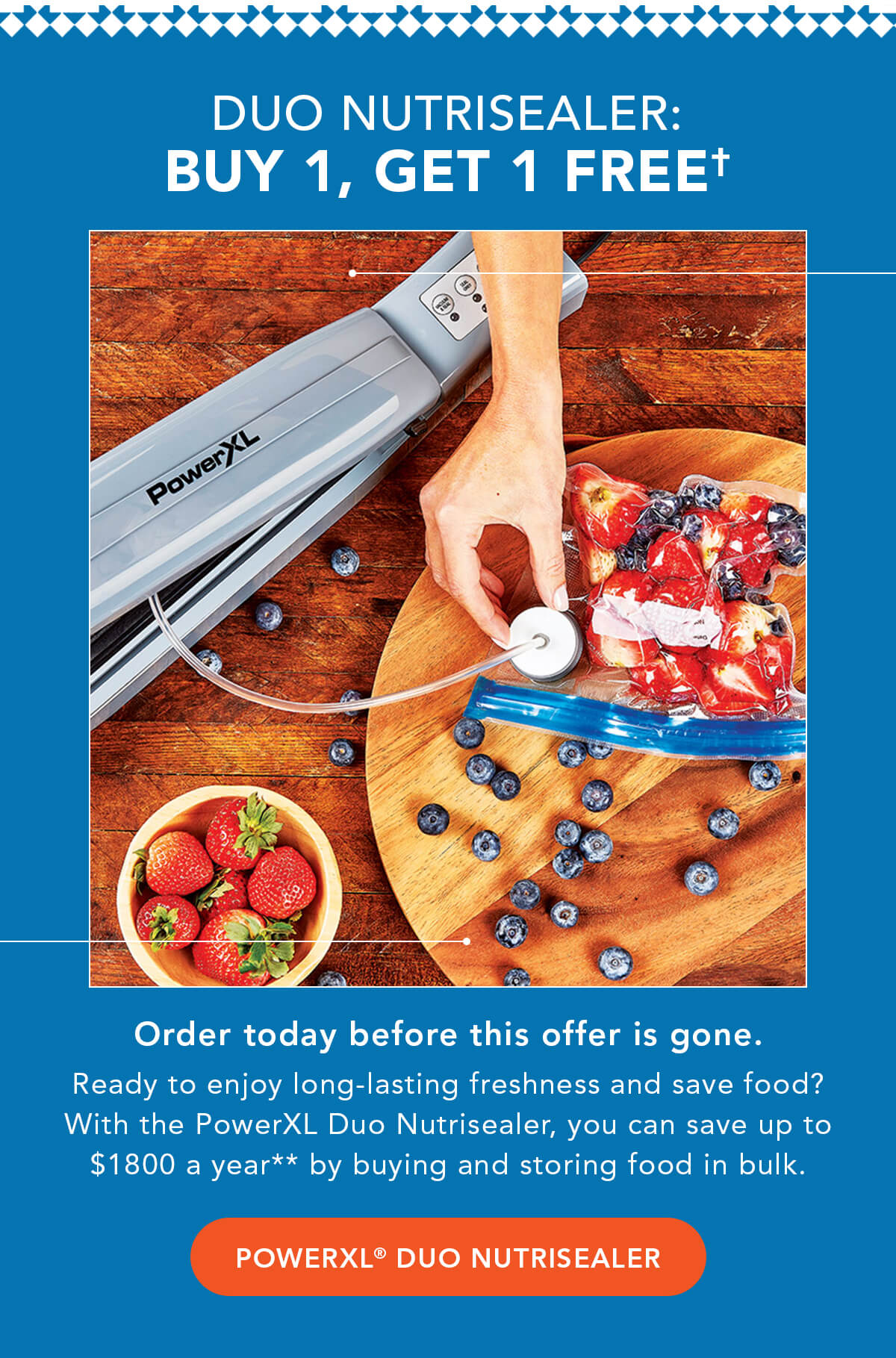 BOGO on the PowerXL Duo NutriSealer! Power AirFryer