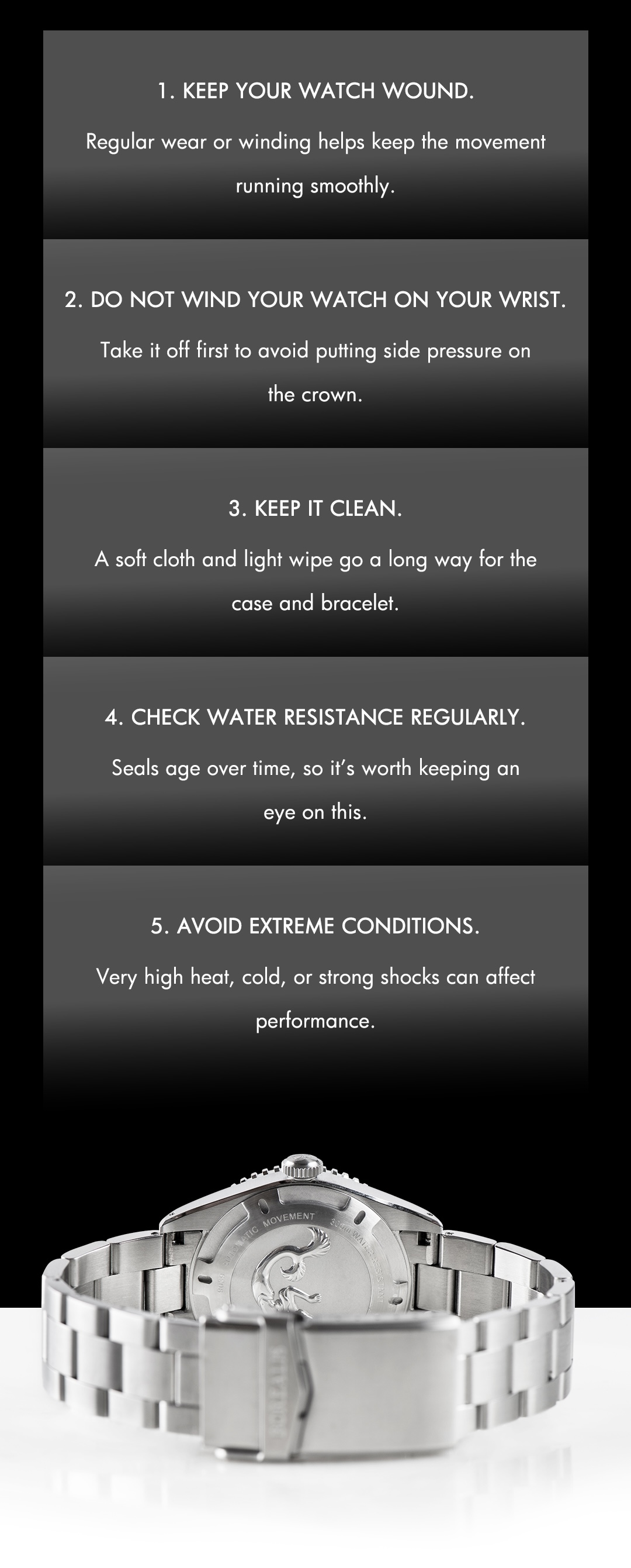 Borealis Shares Essential Watch Care and Maintenance Guide