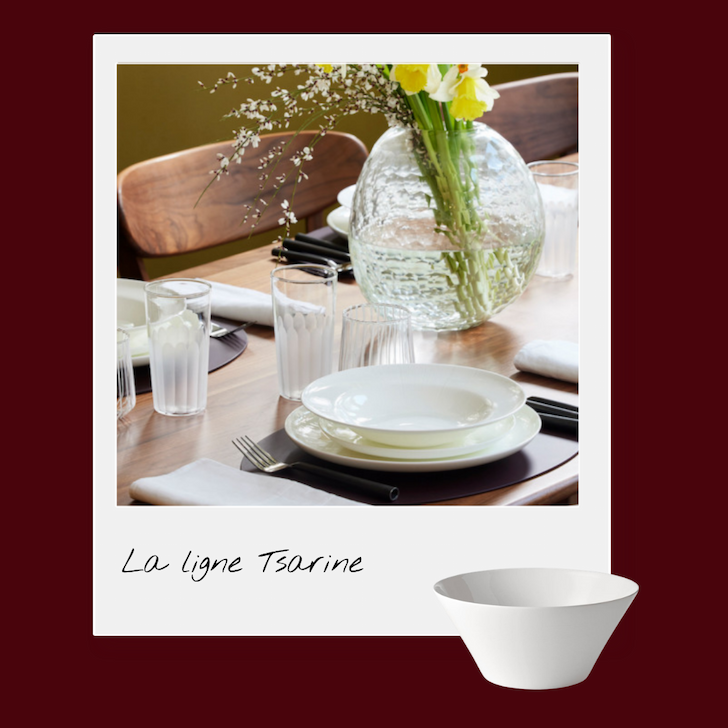ASSIETTE EN PROCELAINE - TSARINE