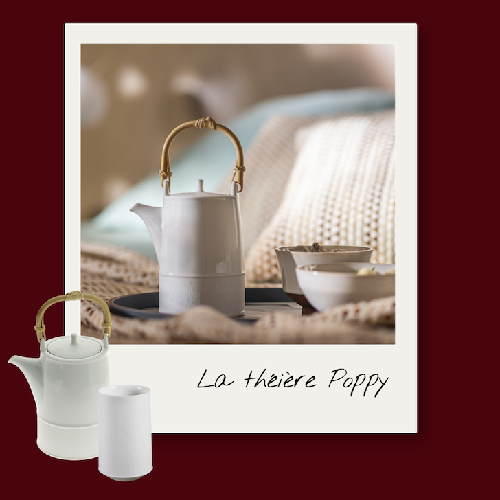 THÉIÈRE PORCELAINE POPYY