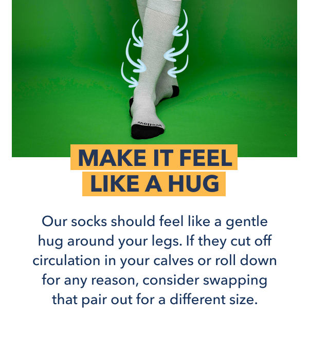 How to wear compression socks safely Wellow