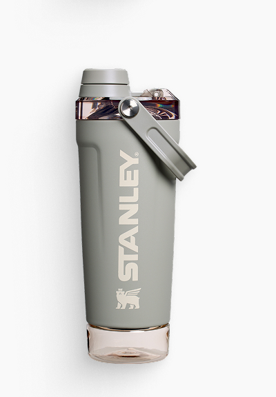 The Vitalize™ Shaker Bottle | 20 OZ | Sage Grey