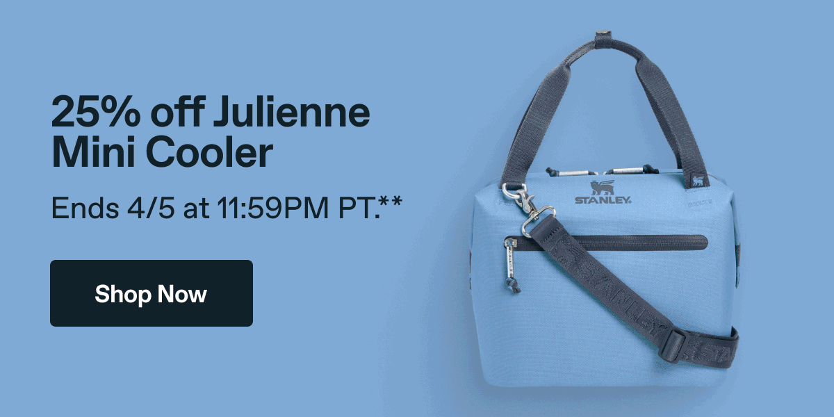 25% off Julienne Mini Cooler. Ends 4/5 at 11:59PM PT.**