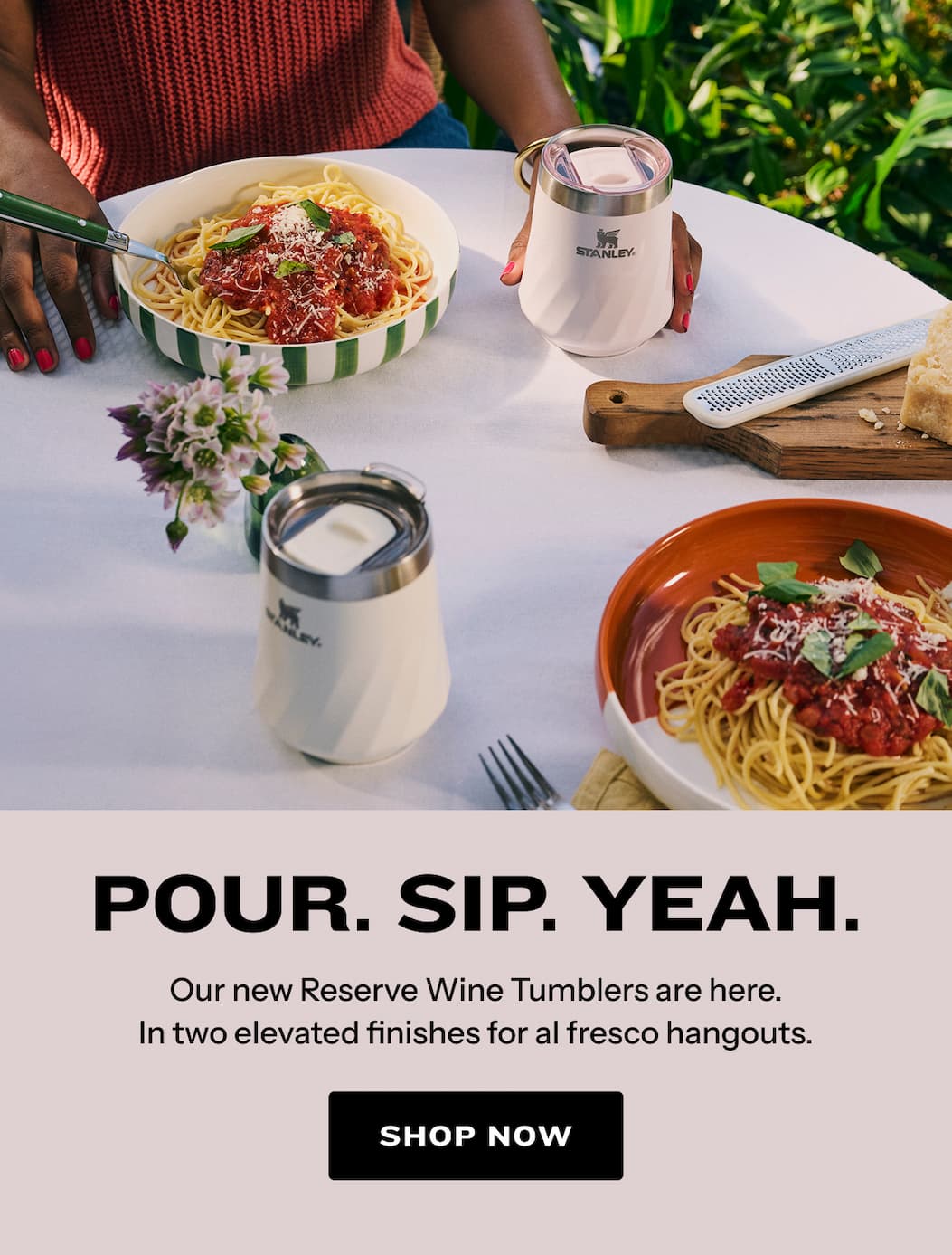 Shop Now | Pour. Sip. Yeah. | New Reserve Wine Tumblers are here.