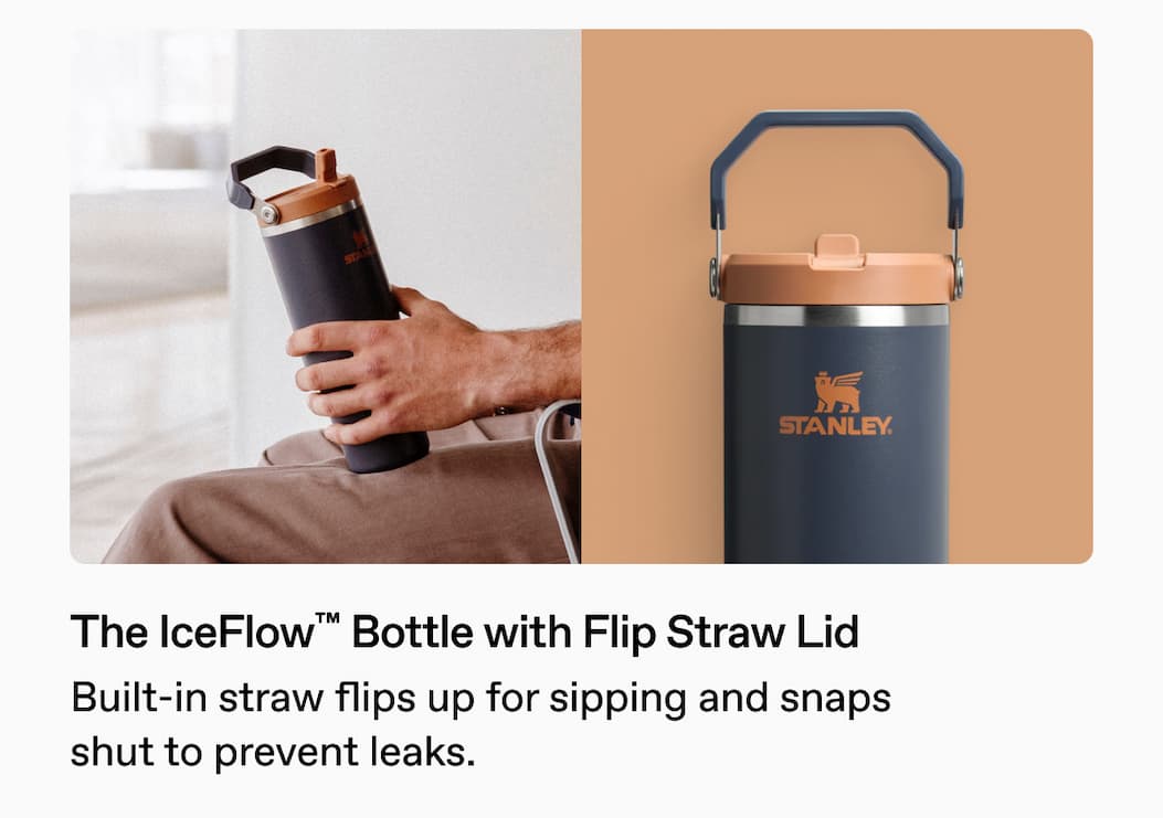 The IceFlow™ Flip Straw Tumbler