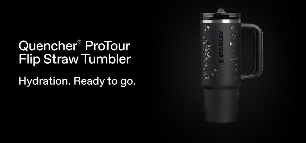 Halloween Quencher® ProTour Flip Straw Tumbler | 30 OZ | Black Stardust